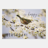 淡いパステルカラーの春 ラッピングペーパーシート (正面3)