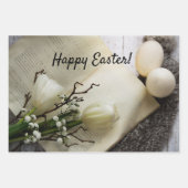 淡いパステルカラーの春 ラッピングペーパーシート (正面2)