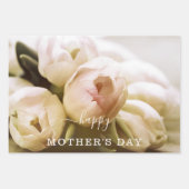 淡いパステルカラーの春 ラッピングペーパーシート (正面)