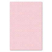 淡いピンクおよび白い水玉模様パターン 薄葉紙 (垂直)