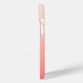 淡いピンクとオレンジのグラデーション Case-Mate iPhoneケース (裏面 / 左)