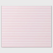 淡いピンクと白のラッストライプピング紙 ラッピングペーパー (フラット)