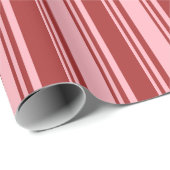 淡いピンクと茶色の裏地模様のラッピング紙 ラッピングペーパー (ロールコーナー)