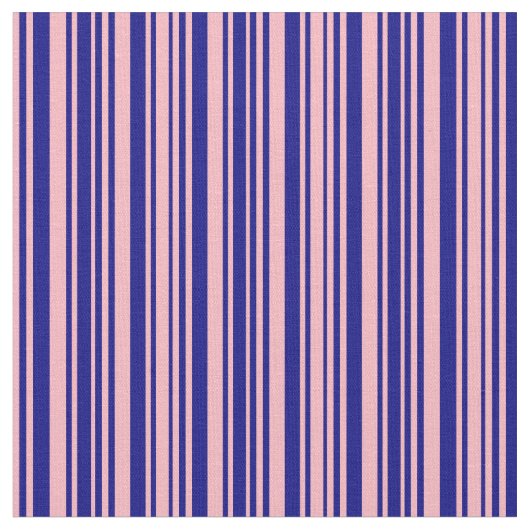 淡いピンクと青のパタストライプのーン ファブリック (クローズアップ)