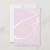 淡いピンクのエレガントな菓子16 RSVP (裏面)