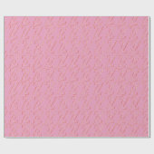 淡いピンクのキャンディー甘えのクリスマスラッピング紙 ラッピングペーパー (フラット)