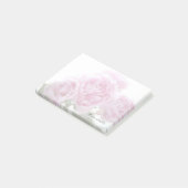 淡いピンクのシャクヤクは衰退します ポストイット (アングル)