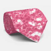 淡いピンクのバラフェイクスパークルグリッター ネクタイ (ロール)