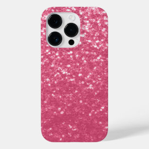 淡いピンクのバラフェイクスパークルグリッター Case-Mate iPhone 14 PROケース
