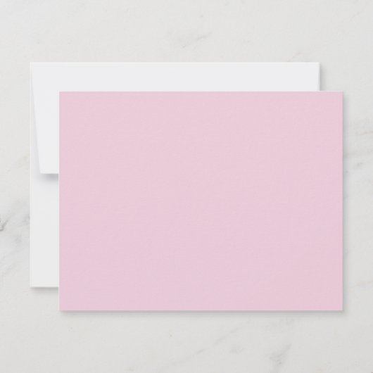 淡いピンクのモノグラムが並んだ ノートカード (裏面)