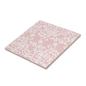 淡いピンクのレース、白、ヴィンテージ、かわいいビクトリア時代の人、ガーリー タイル (側面)