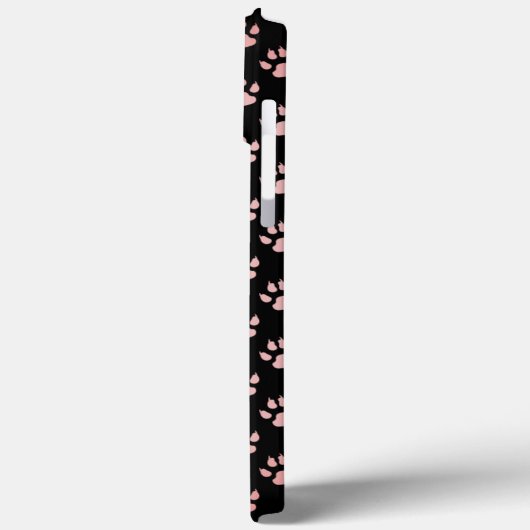 淡いピンクの前足のパターン Case-Mate iPhoneケース (裏面 / 左)