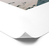 淡いピンクの大きな愛の記憶イベント家族写真 ポスター (角)