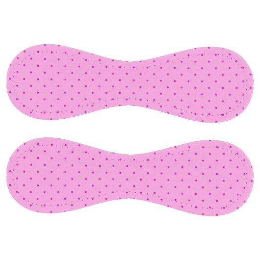 淡いピンクの小さなピンクの水玉模様パターン ソフトボール (パネル)