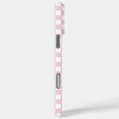 淡いピンクの市松模様サイン Case-Mate iPhoneケース (裏面 / 右)