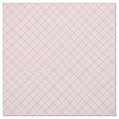 淡いピンクの格子縞 ファブリック (見本)