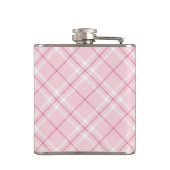 淡いピンクの格子縞 フラスク (裏面)