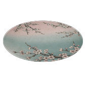 淡いピンクの桜の花と枝 カッティングボード (角)