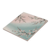 淡いピンクの桜の花 サクラの枝 タイル (側面)