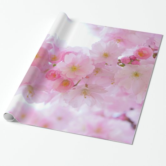 淡いピンクの桜 ラッピングペーパー (アンロールド)