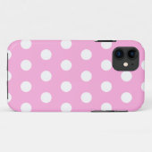 淡いピンクの水玉模様のiPhone 5の場合 Case-Mate iPhoneケース (裏面(横))