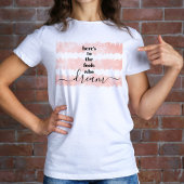 淡いピンクの水色を夢見るフールたちへ Tシャツ