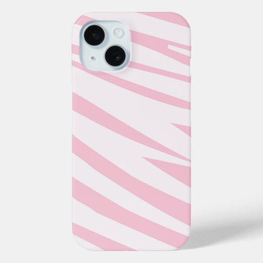 淡いピンクの縞模様 Case-Mate iPhoneケース (裏面)