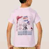 淡いピンクのGlory Under the Stars Tシャツ (裏面)