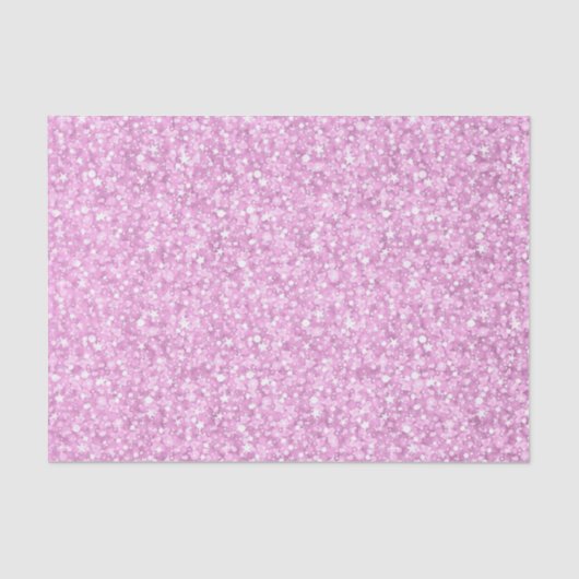 淡いピンクエレガントグリッターの質感とキラキラ 薄葉紙 (正面)