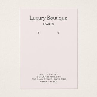 淡いピンクミニマル色のジュエリーイヤリングディスプレイ