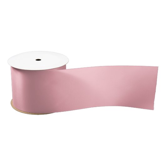 淡いピンク無地の色 サテンリボン (リール)
