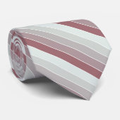 淡いピンク色の緑の色のストライプ ネクタイ (ロール)