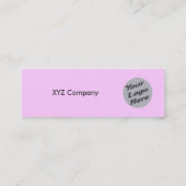 淡いピンク スキニー名刺 (裏面)