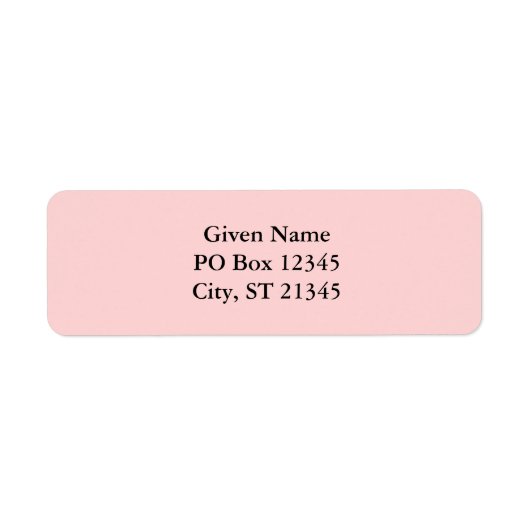 淡いピンク ラベル (正面)