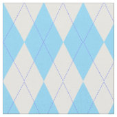淡いブルーおよび白くアーガイル柄のなパターン ファブリック (クローズアップ)