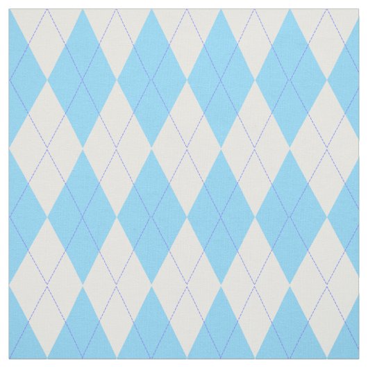 淡いブルーおよび白くアーガイル柄のなパターン ファブリック (見本)
