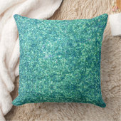 淡いブルーのグリッターの枕 クッション (ブランケット)