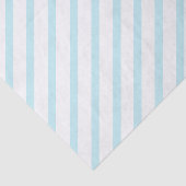 淡いブルーのストライプなティッシュペーパー 薄葉紙 (詳細)