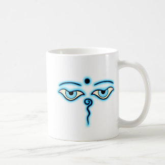 淡いブルーの仏Eyes.png コーヒーマグカップ
