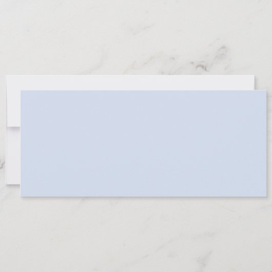 淡いブルーの写真の鉄道乗車券- 招待状 (裏面)