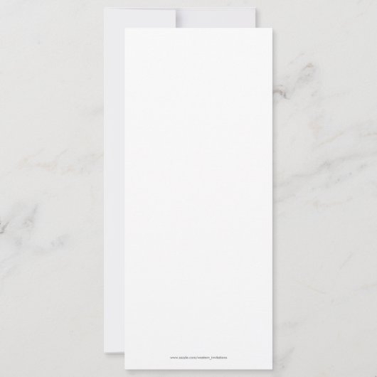 淡いブルーの単独星の結婚式招待状 招待状 (裏面)