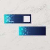 淡いブルーの星 スキニー名刺 (正面/裏面)