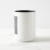 淡いブルーの点のマグ マグカップ (中央)