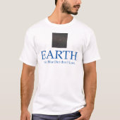 淡いブルーの点のワイシャツ Tシャツ (正面)