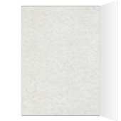 淡いブルーの結婚式の招待状 (内側 (左))