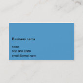淡いブルーの配管の名刺 名刺 (裏面)