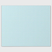 淡いブルーの雪片 ラッピングペーパー (フラット)