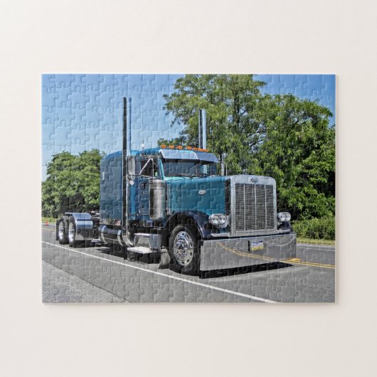 淡いブルーのFlattop 379パズル ジグソーパズル (横)