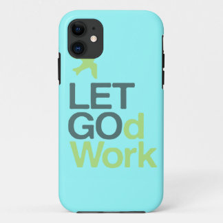 淡いブルーのLETGOdworkの誇大宣伝の場合のiPhone 5 iPhone 11 ケース