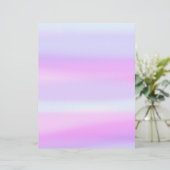 淡いブルーパープルマゼンタ水彩洗剤 レターヘッド (スタンド正面)